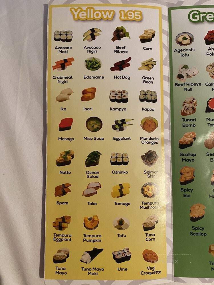 Sushi Bay - Honolulu, HI menu_pic