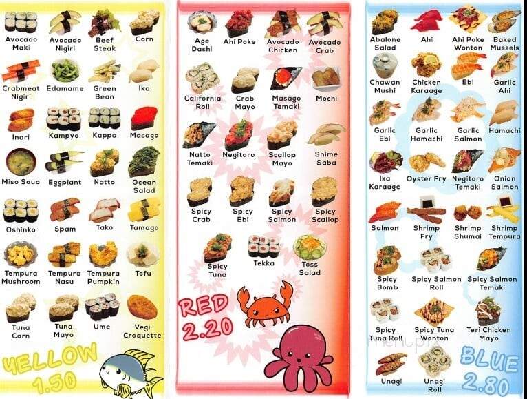 Sushi Bay - Honolulu, HI menu_pic