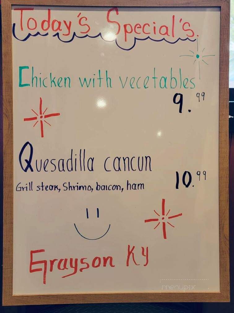 Tres Hermanos Nunez - Grayson, KY menu_pic