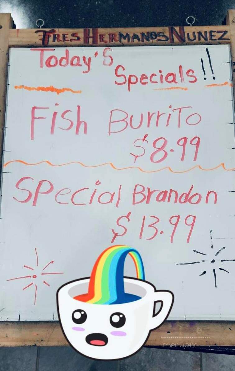 Tres Hermanos Nunez - Grayson, KY menu_pic