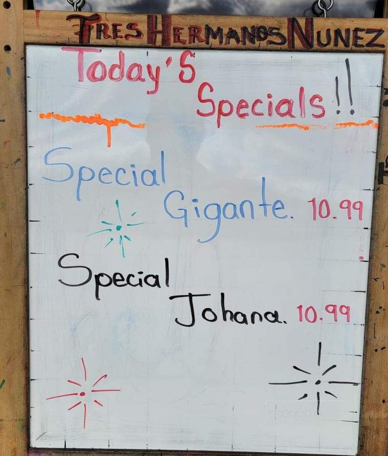 Tres Hermanos Nunez - Grayson, KY menu_pic