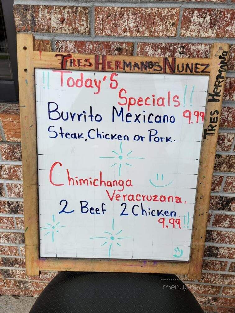 Tres Hermanos Nunez - Grayson, KY menu_pic