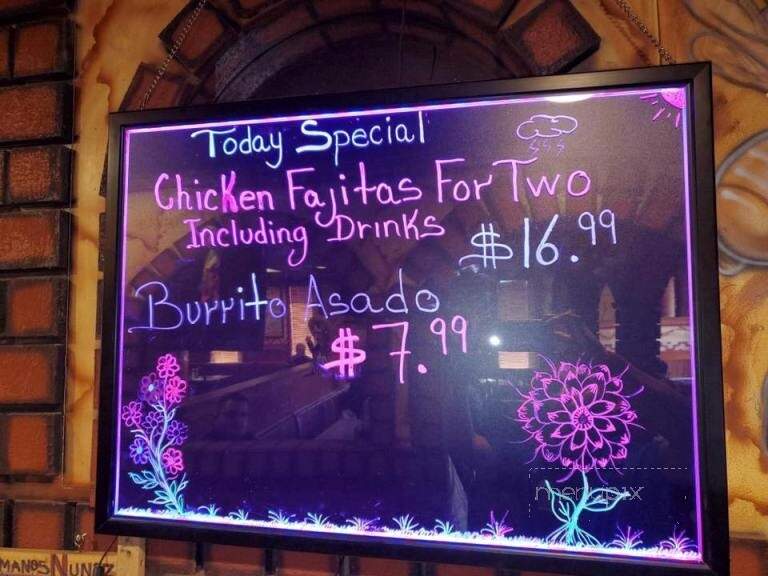 Tres Hermanos Nunez - Grayson, KY menu_pic