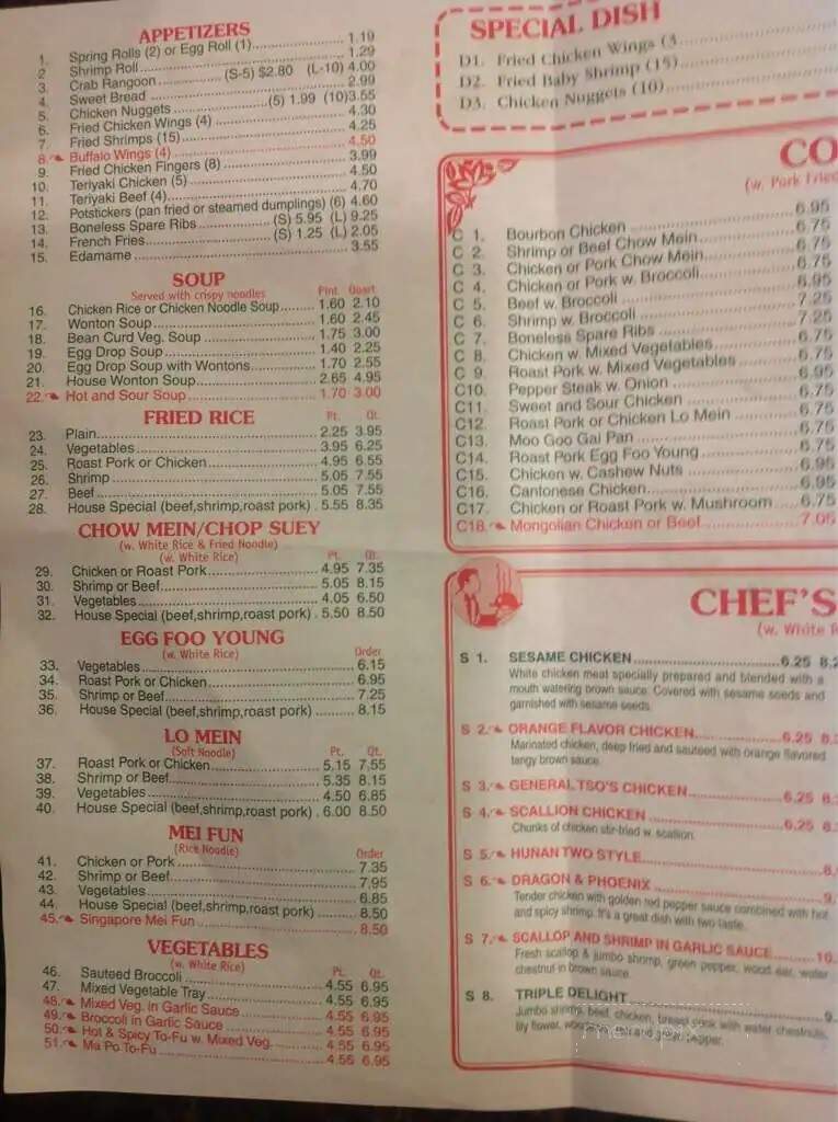 China Inn - Fort Mill, SC menu_pic