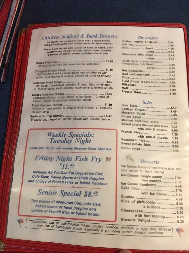 HBs Place - Pine, AZ menu_pic
