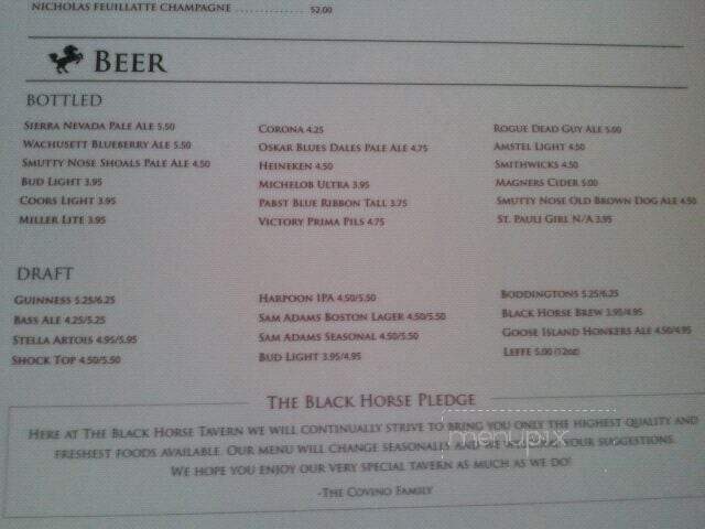 Black Horse Tavern - Winchester, MA