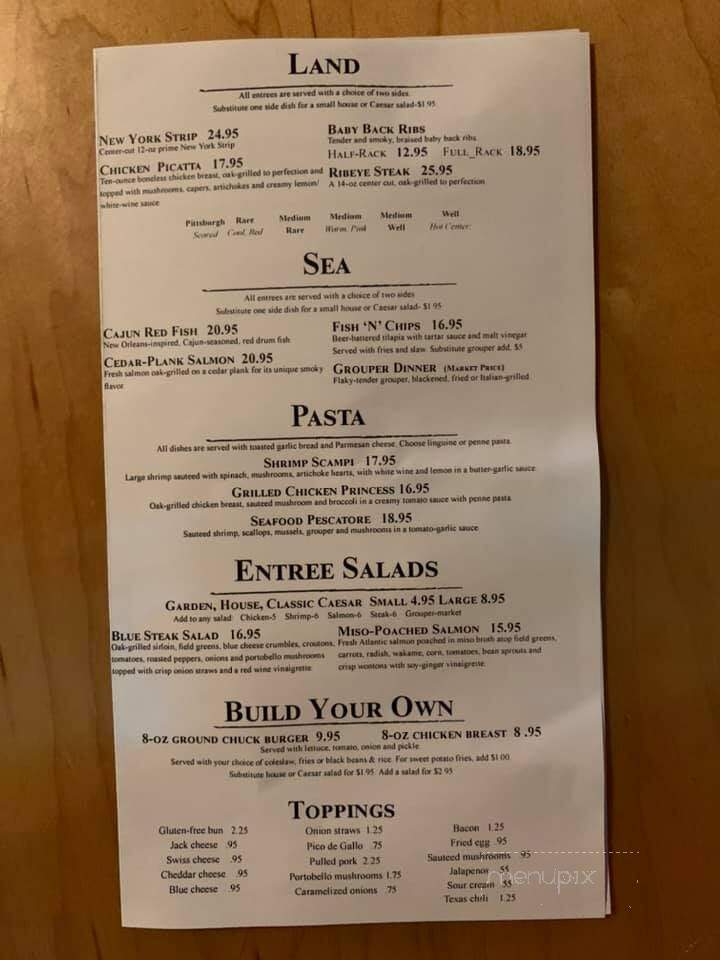 Ballyhoo Grill - Gainesville, FL menu_pic