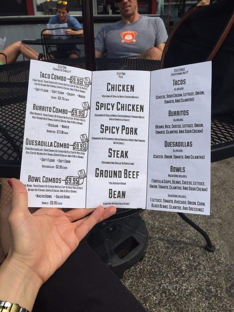 Rios Mexican Food - New Buffalo, MI menu_pic