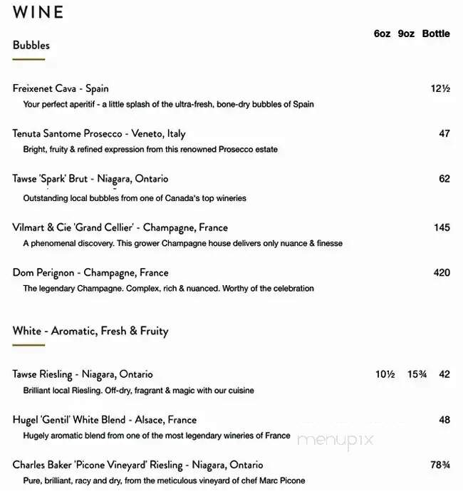 Joey Don Mills - Toronto, ON menu_pic