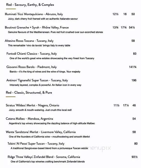 Joey Don Mills - Toronto, ON menu_pic