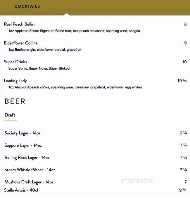 Joey Don Mills - Toronto, ON menu_pic