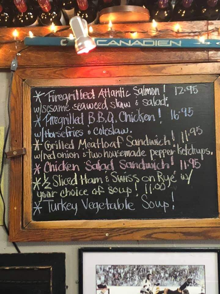 Horsefeathers - North Conway, NH menu_pic