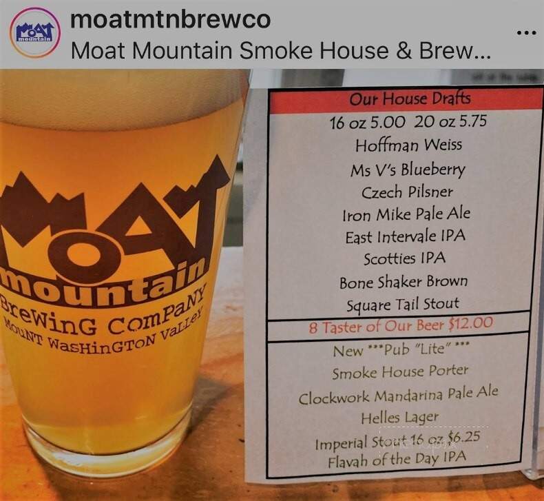 Moat Mountain Smokehouse - North Conway, NH menu_pic