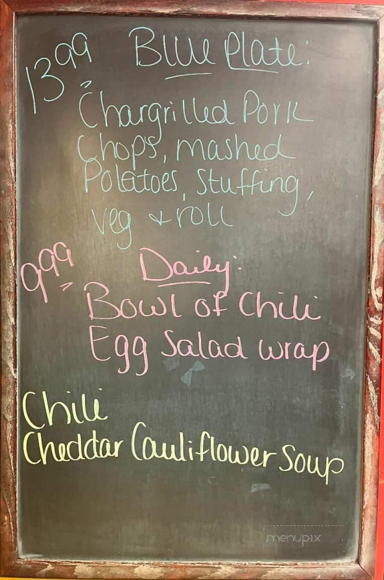 Bob's Diner - Bainbridge, NY menu_pic
