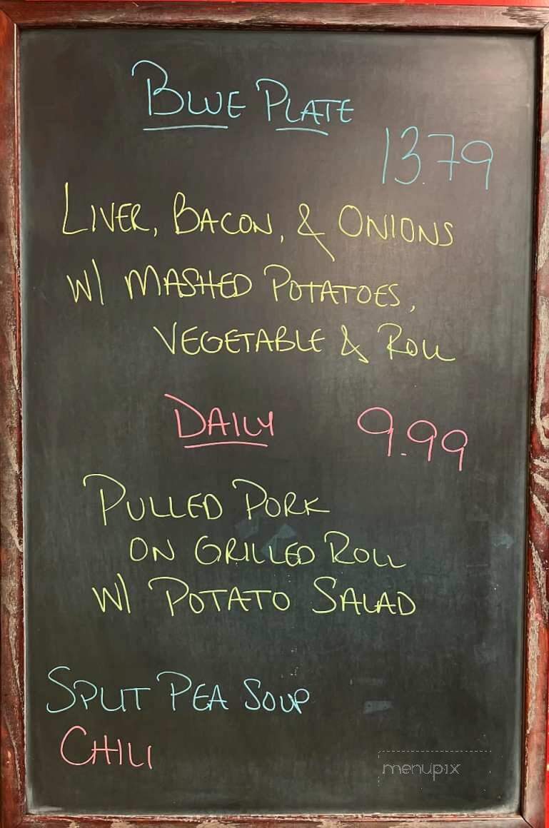Bob's Diner - Bainbridge, NY menu_pic