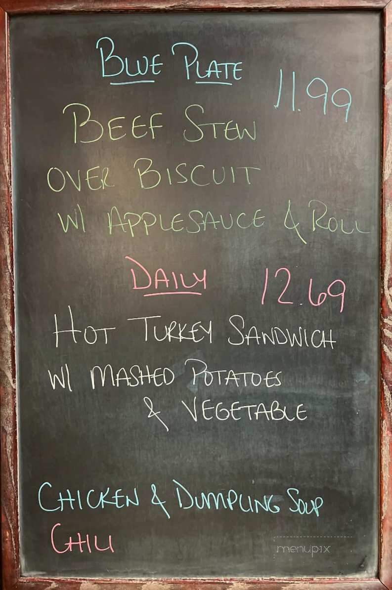 Bob's Diner - Bainbridge, NY menu_pic