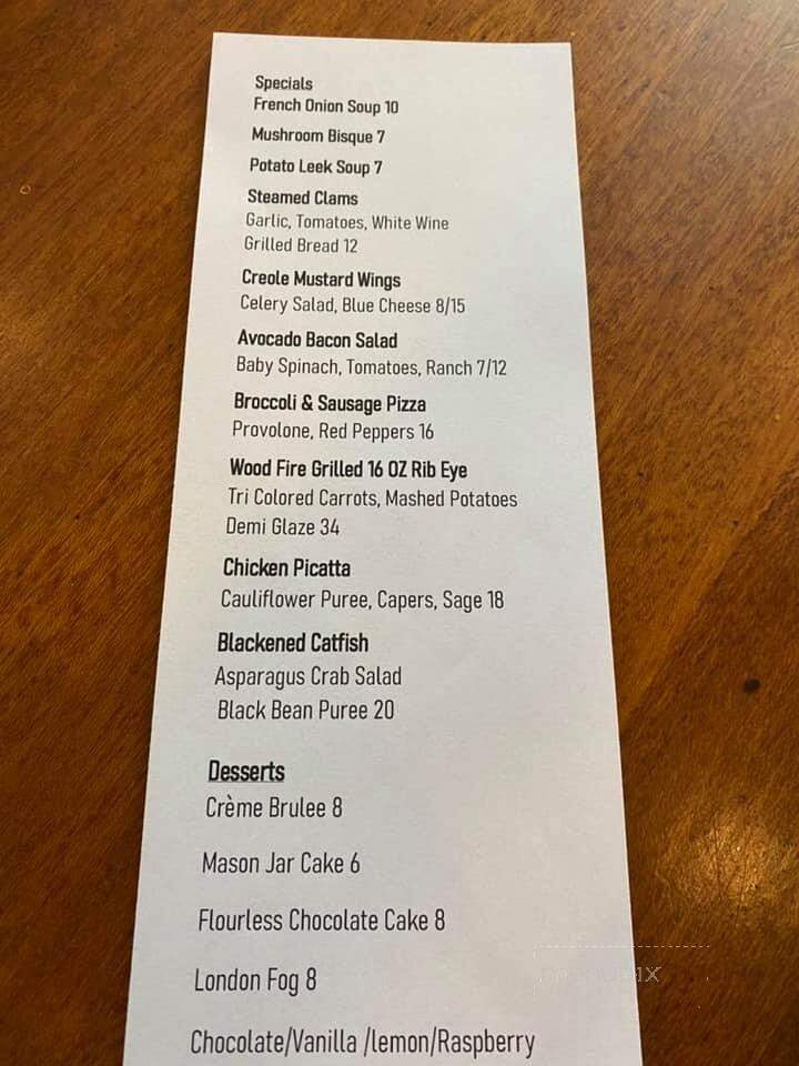 Stottsville Inn - Parkesburg, PA menu_pic