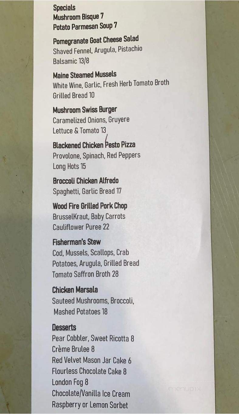 Stottsville Inn - Parkesburg, PA menu_pic