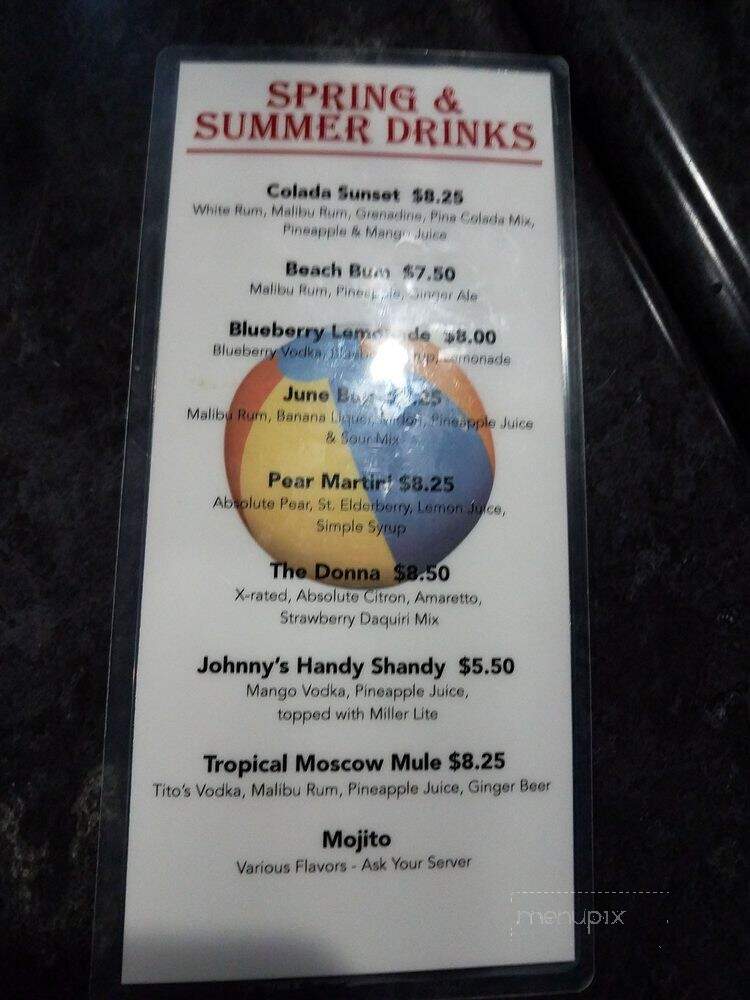 Westy Bar & Grill - Hamburg, PA menu_pic