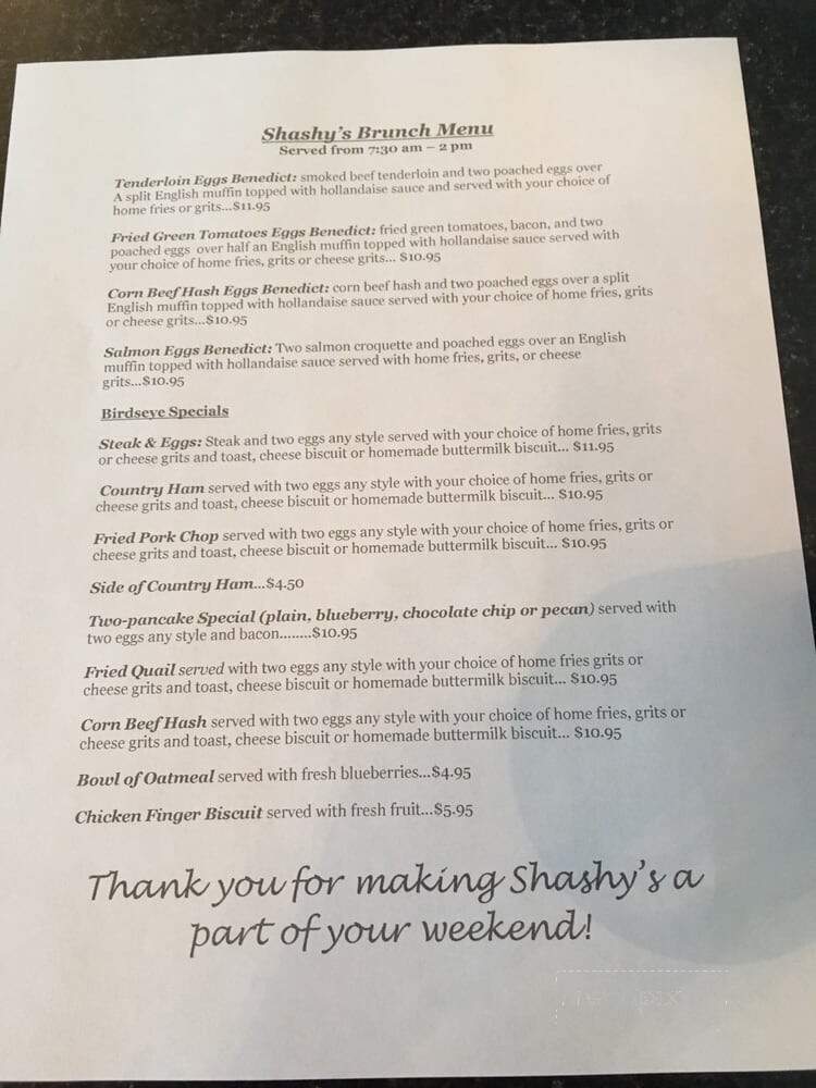 Shashy's Bakery & Fine Foods - Montgomery, AL