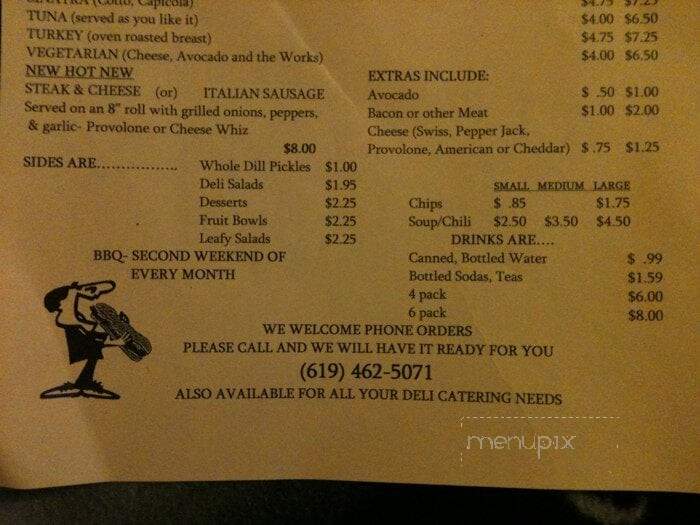 Grove Grinder - Lemon Grove, CA menu_pic