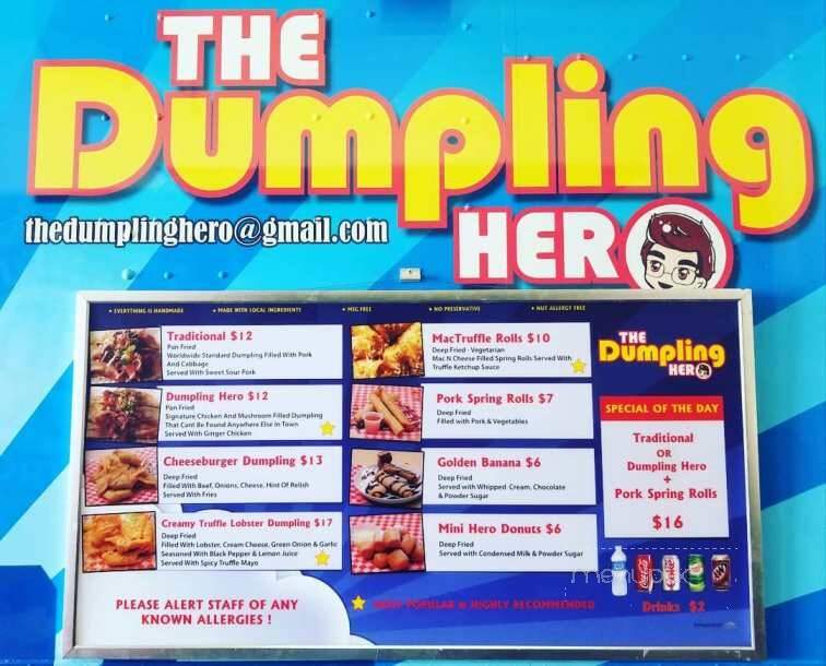 The Dumpling Hero - Calgary, AB menu_pic