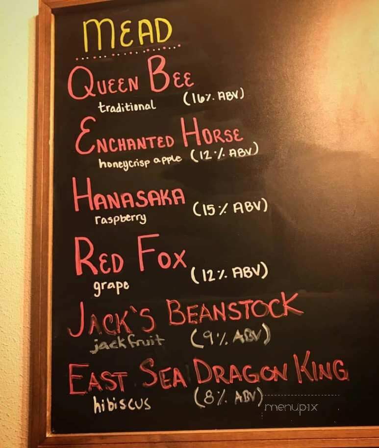Arktos Meadery - Grand Rapids, MI menu_pic