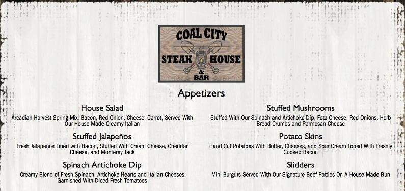 Coal City Steakhouse - Jasper, AL