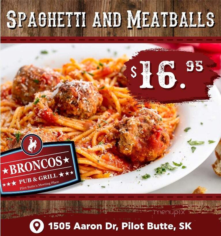 Broncos Pub and Grill - Pilot Butte, SK menu_pic
