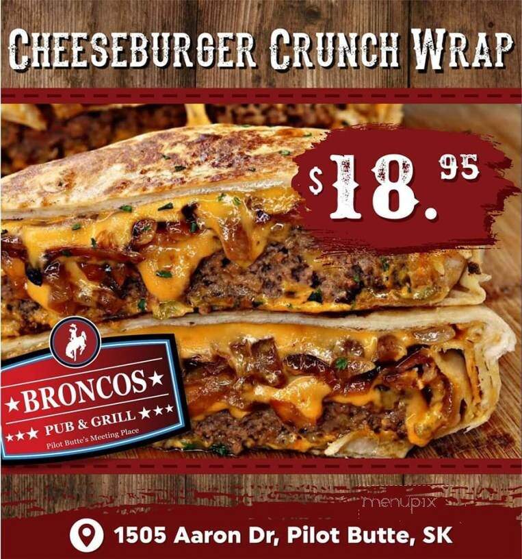 Broncos Pub and Grill - Pilot Butte, SK menu_pic