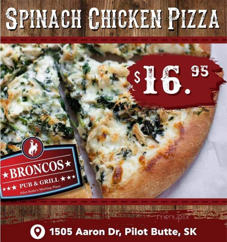 Broncos Pub and Grill - Pilot Butte, SK menu_pic