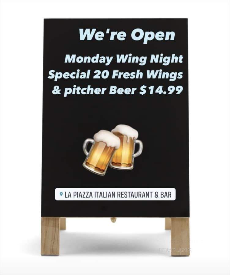 La Piazza Italian Restaurant & Bar - Roxboro, NC menu_pic