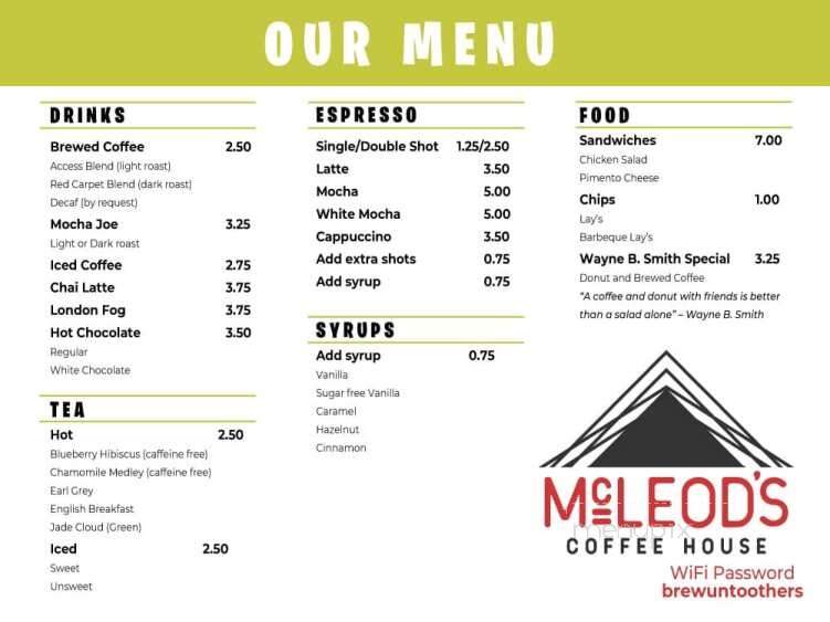 McLeod's Coffee House - Lexington, KY