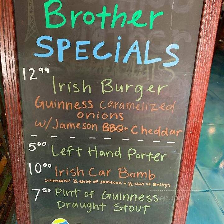 Bernie's Brother - Corolla, NC menu_pic