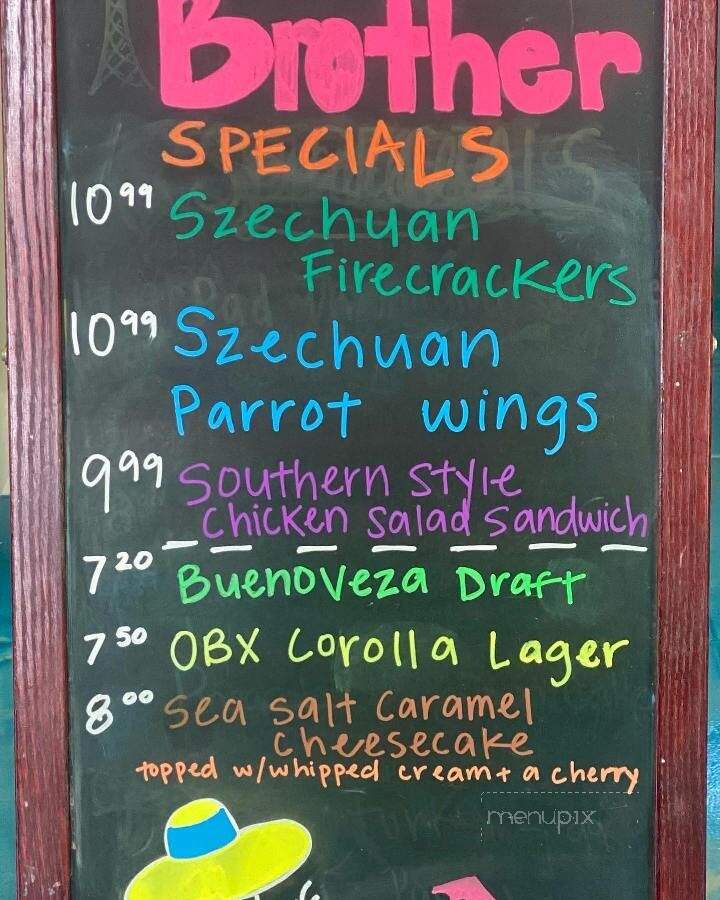 Bernie's Brother - Corolla, NC menu_pic