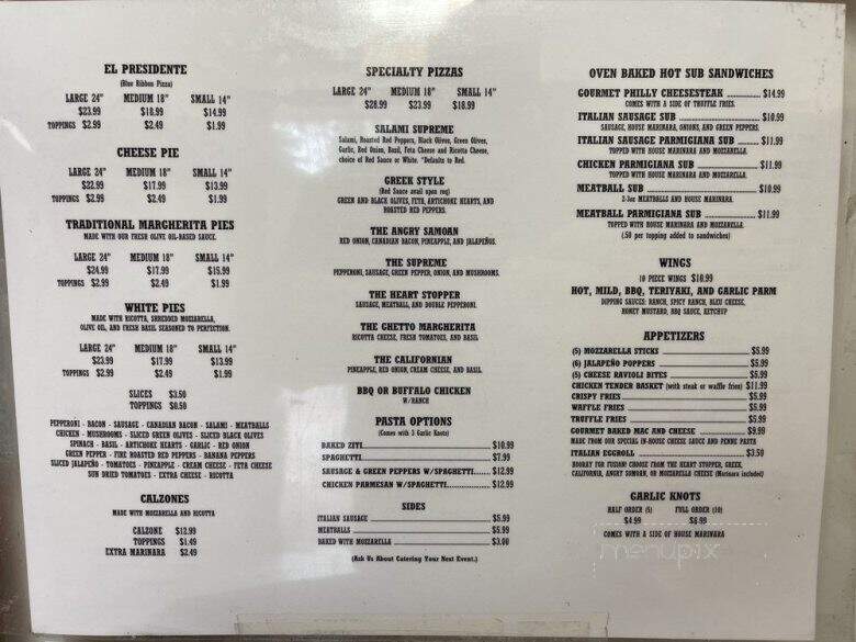 I Love Frankie's, Worcester's Best Pizza - Worcester, MA menu_pic