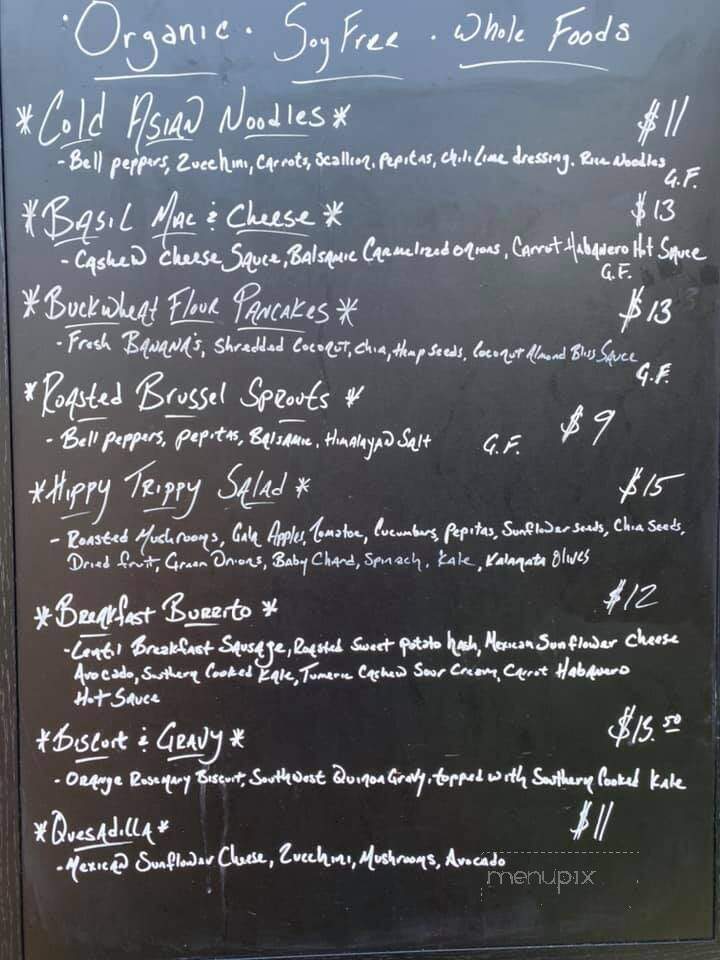 Whyld's Vegan Kitchen - Austin, TX menu_pic