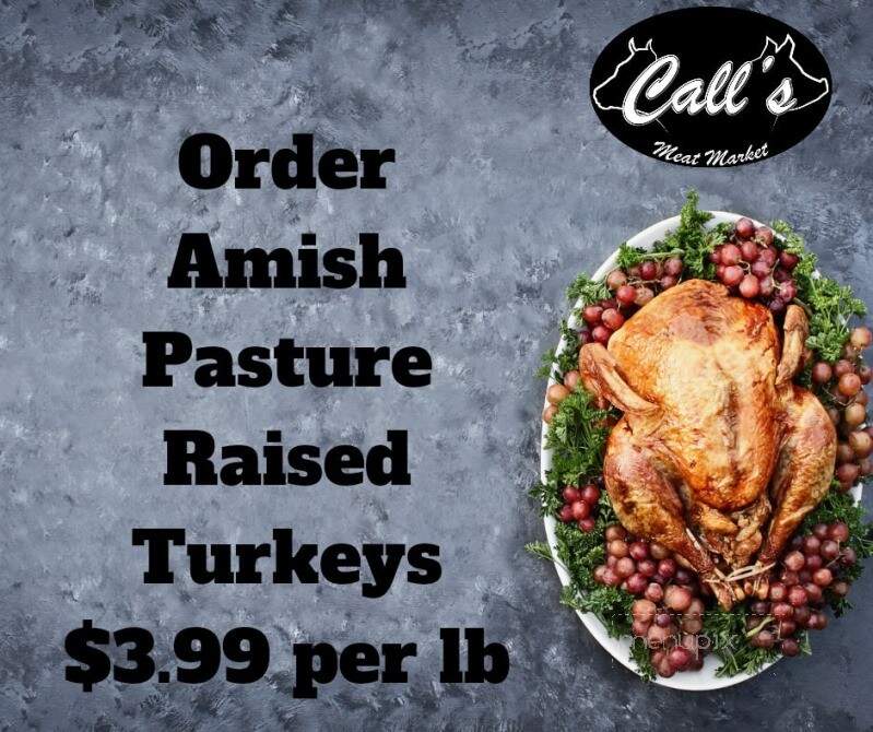 Call's Meat Market - Hurricane, WV menu_pic