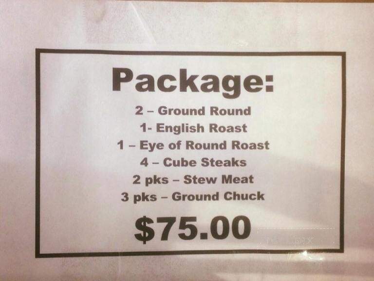 Call's Meat Market - Hurricane, WV menu_pic