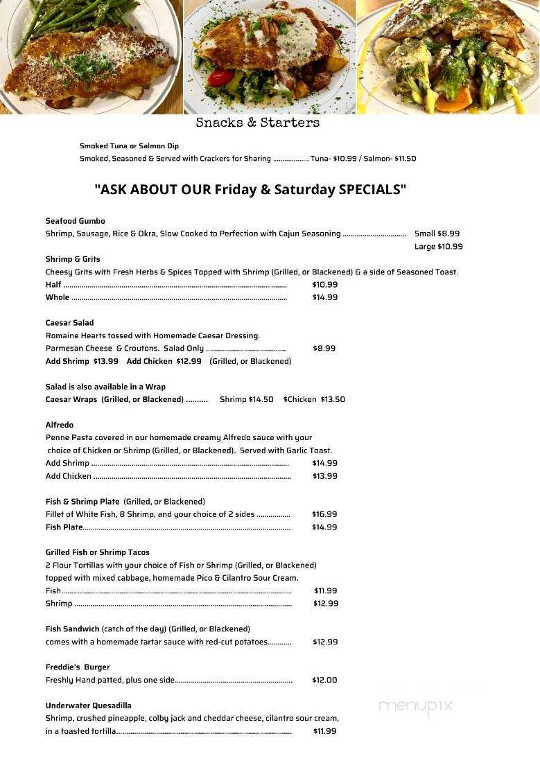 Dillard's Oyster Bar & Seafood Market - Graceville, FL menu_pic