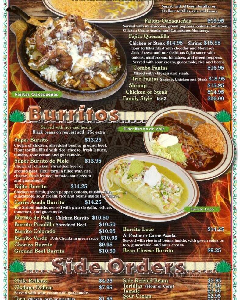 El Trio Loco - Gearhart, OR menu_pic