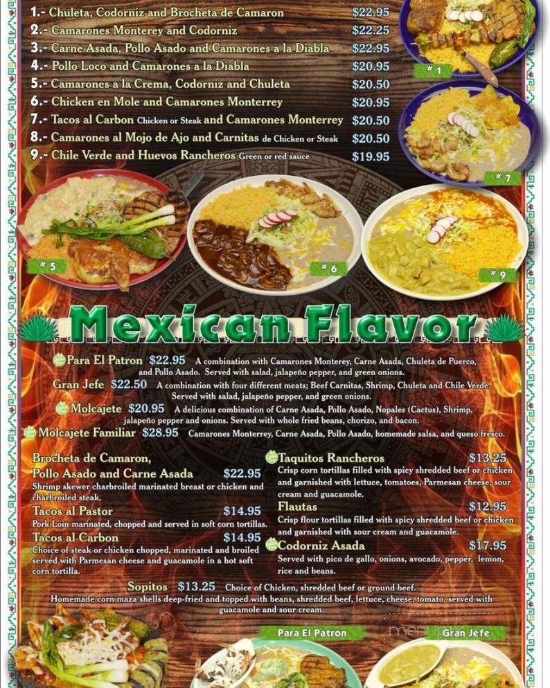 El Trio Loco - Gearhart, OR menu_pic