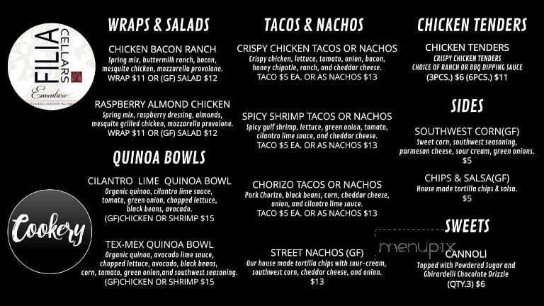Filia Cellars - Wadsworth, OH menu_pic