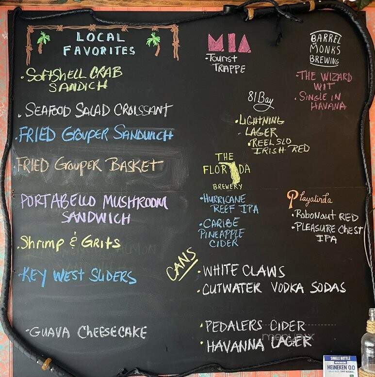 Crackers Island Grille - Cape Canaveral, FL menu_pic