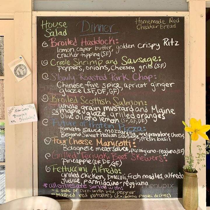 Alden Camps - Oakland, ME menu_pic