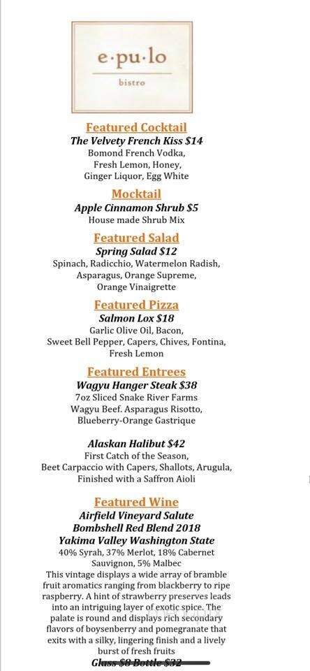 Epulo - Edmonds, WA menu_pic
