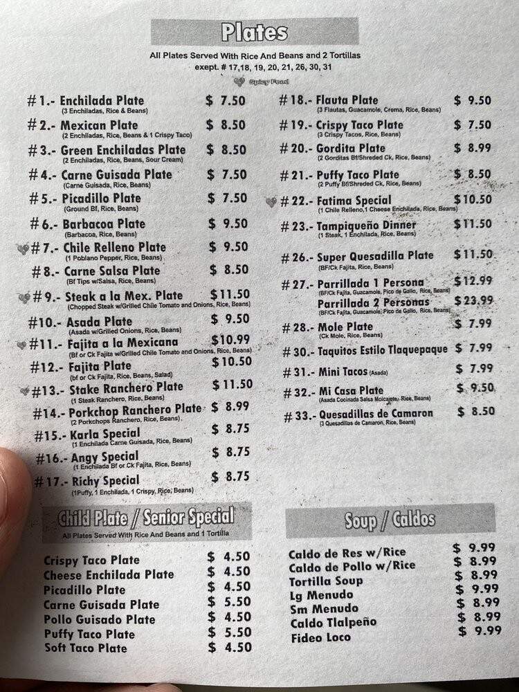 Los Habaneros - San Antonio, TX menu_pic