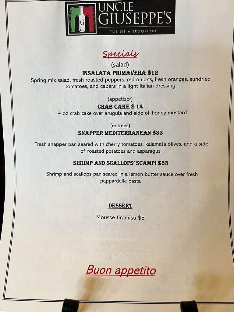 Lil Bit a Brooklyn - Stuart, FL menu_pic