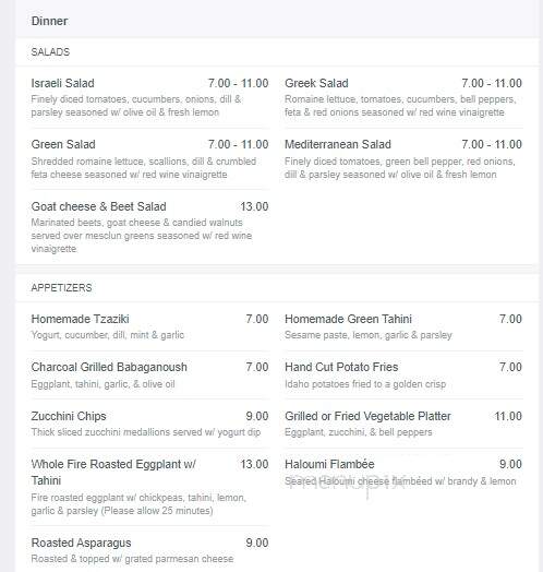 Turquoise - fresh meadows, NY menu_pic