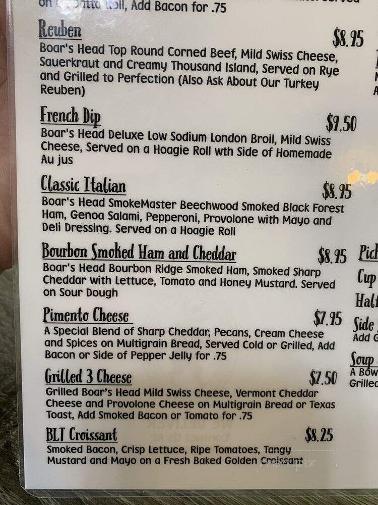 The Three Earred Rabbit - Trussville, AL menu_pic